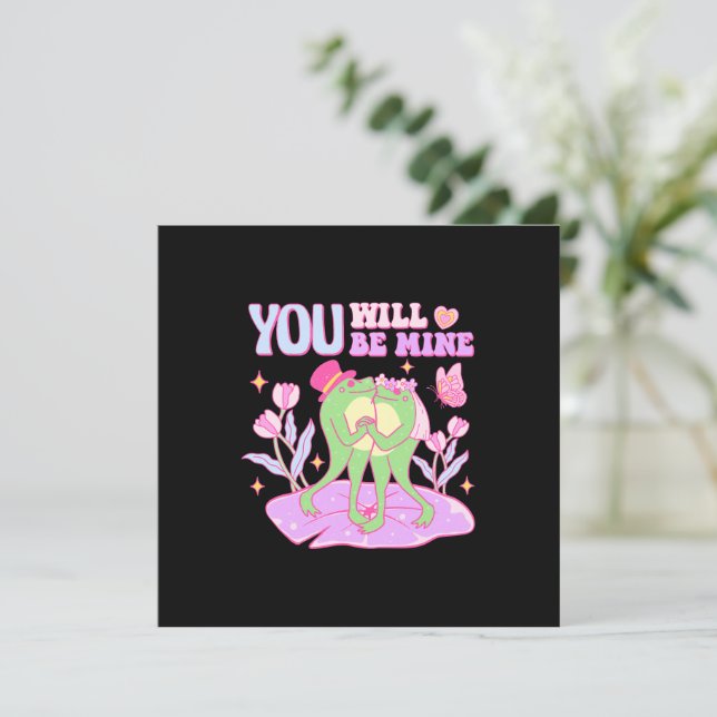 Cute Frog - You Will Be Mine (Standing Front)