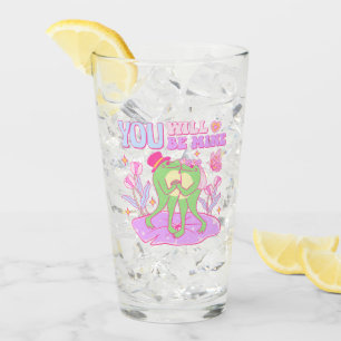 Cute Frog - You Will Be Mine Glass