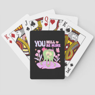 Cute Frog - You Will Be Mine Playing Cards