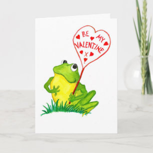 Cute Froggy Valentine Card