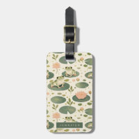 Cute Frogs Luggage Tags