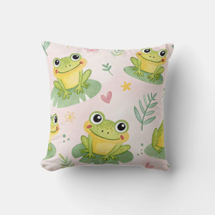 Cute frogs Pattern Cushion