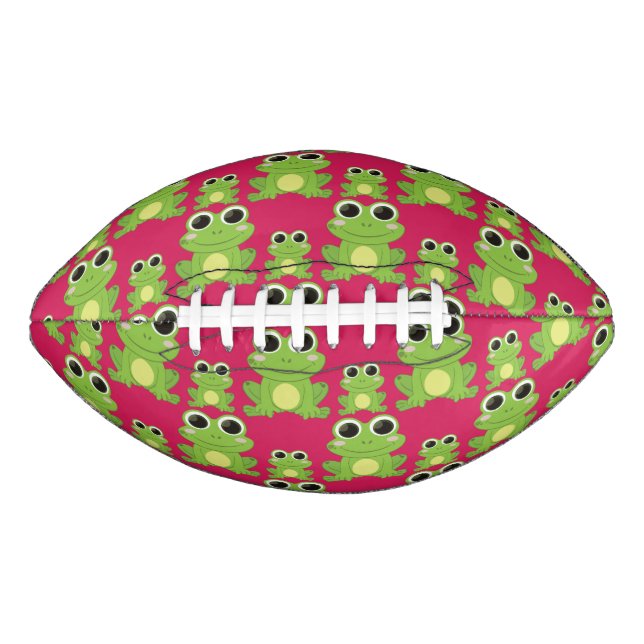 Cute frogs pattern football (Front)