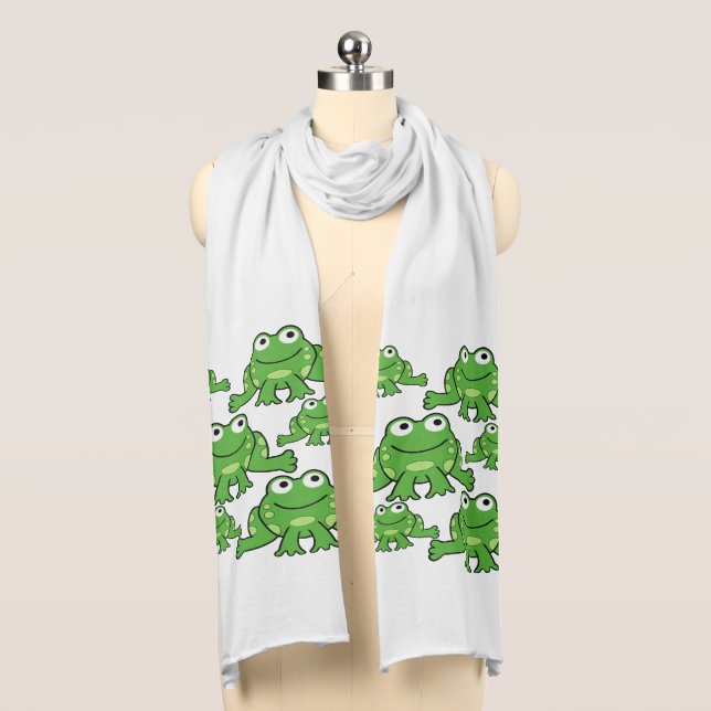 Cute Frogs Scarf (Front)