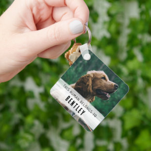 Cute From the Dog Photo Key Ring