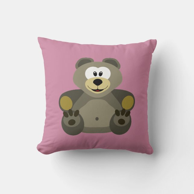 Cute front back bear cushion (Front)
