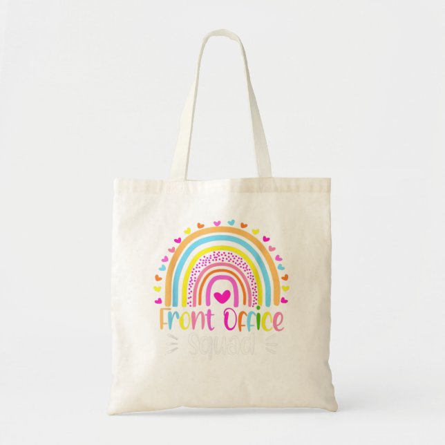 Cute Front Office Squad School Secretary Admin App Tote Bag (Front)