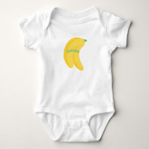 Cute Fruit Art / Tropical Food Aesthetic Baby Bodysuit
