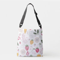 Cute Fruit Illustration Crossbody Bag