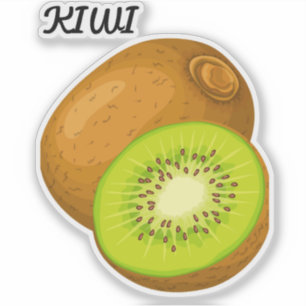 Cute Fruit Large 8" x 8" Custom-Cut Vinyl Stickers
