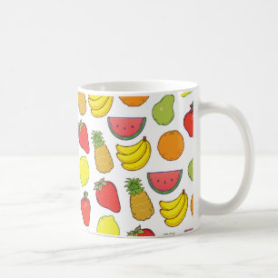 Cute Fruit Pattern Coffee Mug