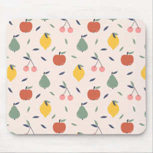 Cute Fruit Pattern Mouse Pad