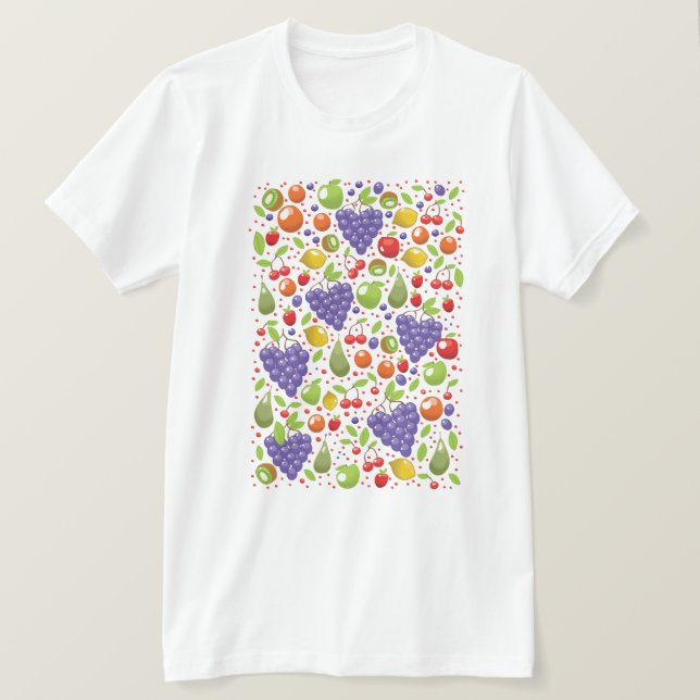 Cute Fruit pattern T-Shirt (Design Front)
