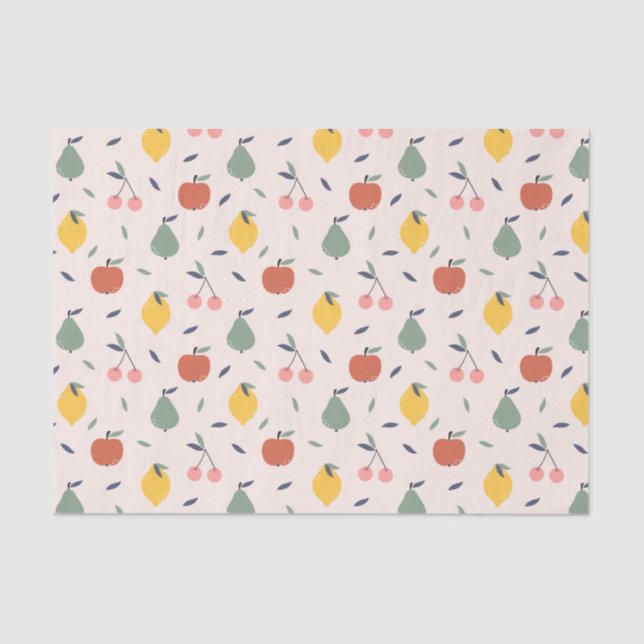 Cute Fruit Pattern Tissue Paper (Front)