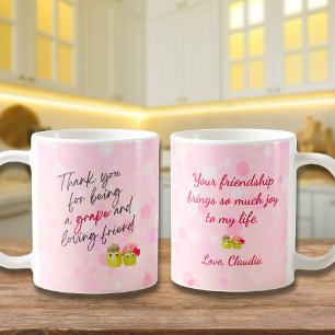 Cute Fruit Valentine Mug Friendship Bokeh For Him