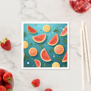 Cute fruits paper napkins
