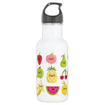 Cute Fruits Water Bottle