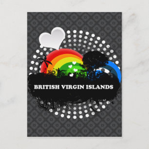 Cute Fruity British Virgin Islands Postcard