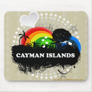 Cute Fruity Cayman Islands Mouse Pad