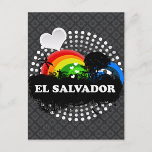 Cute Fruity El Salvador Postcard