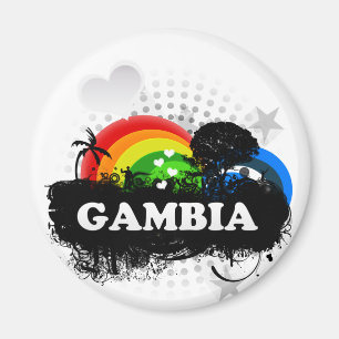 Cute Fruity Gambia Magnet