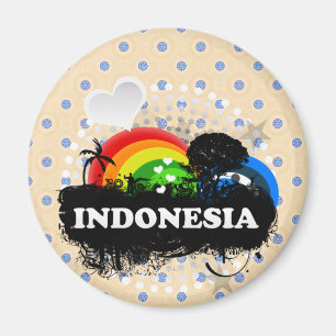 Cute Fruity Indonesia Magnet