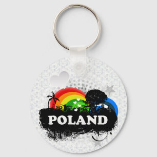 Cute Fruity Poland Key Ring