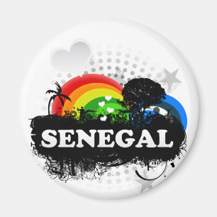 Cute Fruity Senegal Magnet