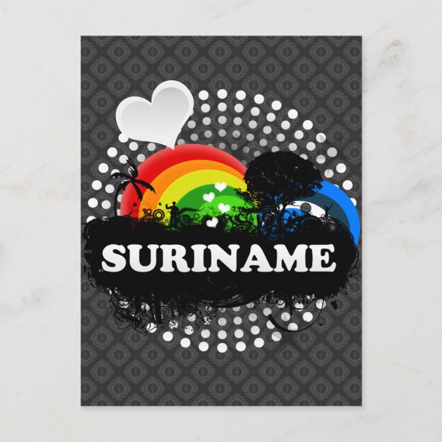 Cute Fruity Suriname Postcard (Front)