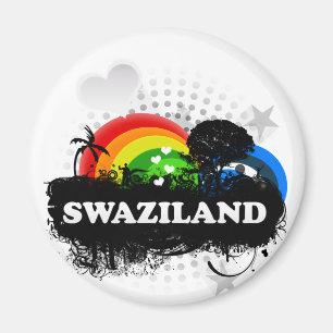 Cute Fruity Swaziland Magnet