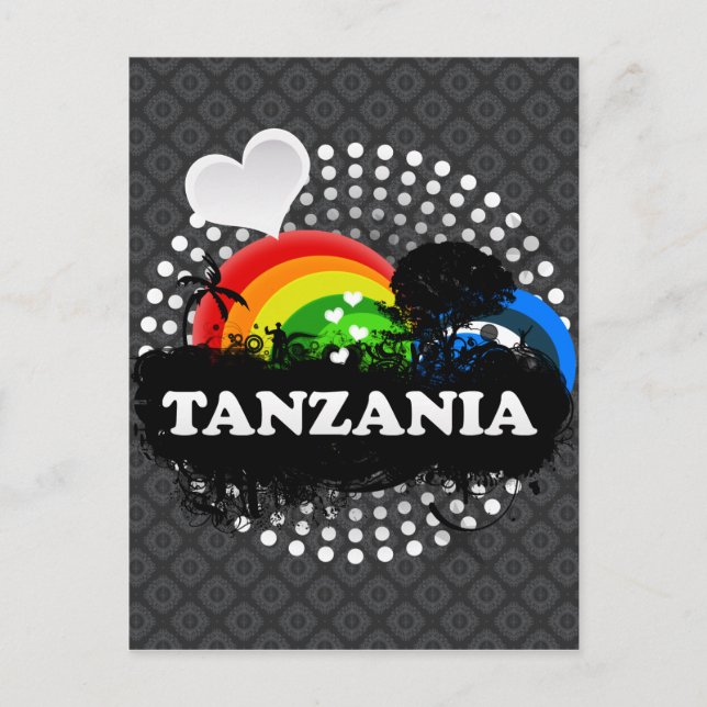 Cute Fruity Tanzania Postcard (Front)