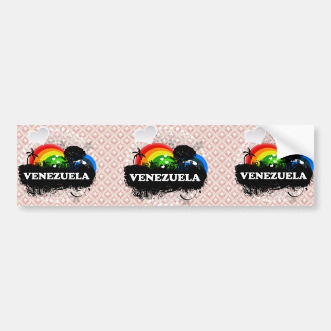 Cute Fruity Venezuela Bumper Sticker (Front)