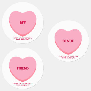 Cute fun assorted friendship conversation hearts