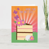 Cute & Fun Birthday Slice for Lady Golfer