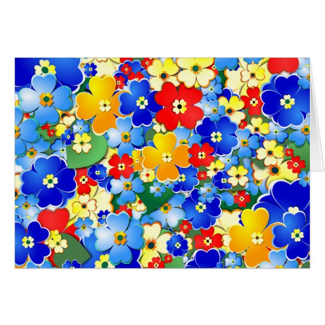 Cute Fun Flowers Design (Front Horizontal)