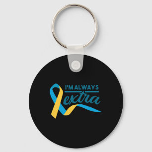 Cute Fun Gift World Down Syndrome Day Key Ring
