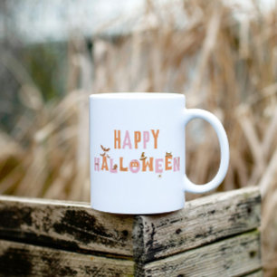 Cute Fun Happy Halloween Retro Coffee Mug