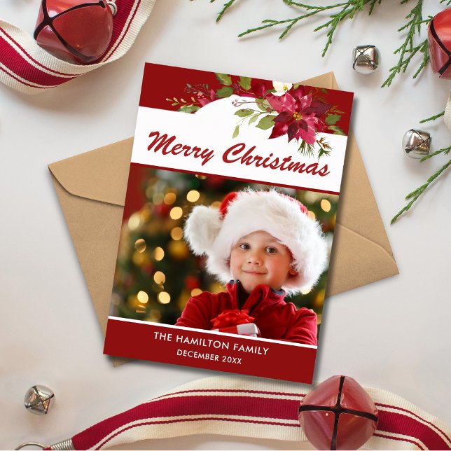 Cute Fun Merry Christmas Photo Holiday Card (Creator Uploaded)