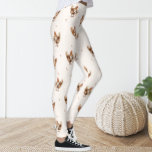 Cute Fun Pastel Hen Chicken Leggings<br><div class="desc">Leggings adorned Chicken pattern.</div>
