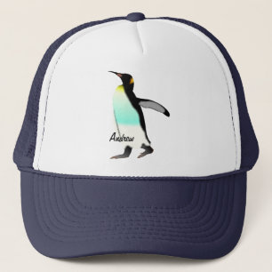 Cute Fun Proud Emperor Penguin Personalised Trucker Hat