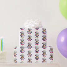 Cute Fun Robot Print