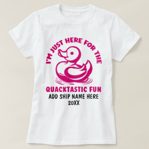 Cute, Fun Rubber Duck Cruise T-Shirt