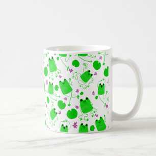 Cute Funky Little Frogs Coffee Mug