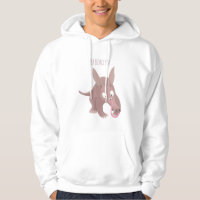 Cute funny aardvark cartoon