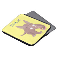 Cute funny aardvark cartoon