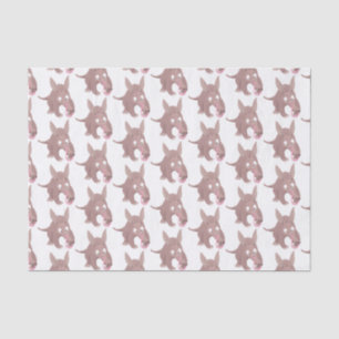 Cute funny aardvark cartoon tissue paper