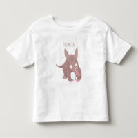Cute funny aardvark cartoon