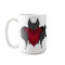 Cute funny amorous Valentines day bat