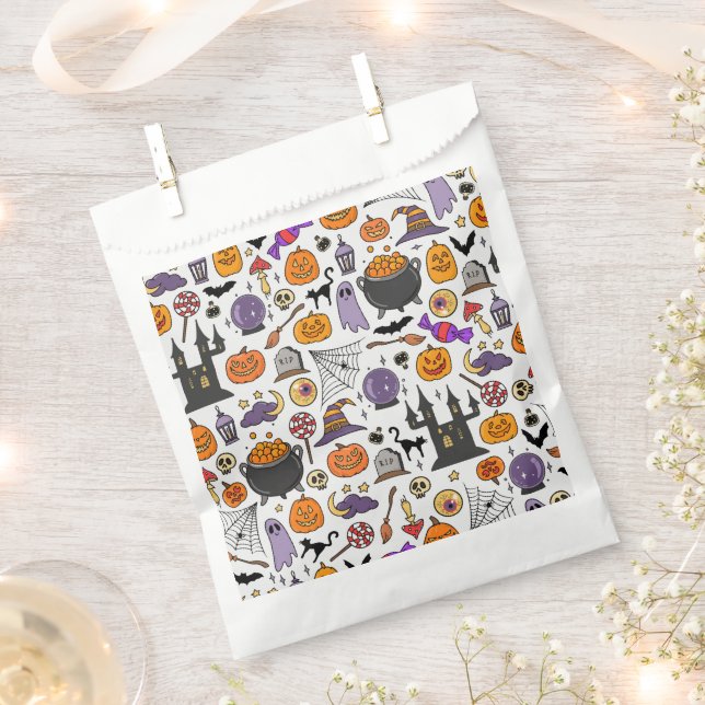 Cute, Funny and Scary Halloween  Favour Bag (Clipped)