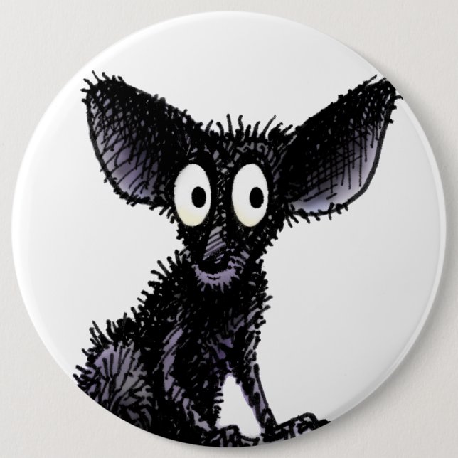 Cute Funny Aye-Aye 6 Cm Round Badge (Front)